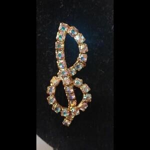 1950s Musical Staff Pin